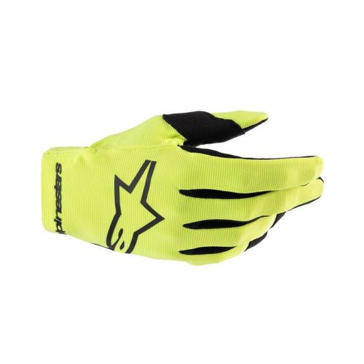 2024 Alpinestars RADAR Motocross Gloves YELLOW FLUO BLACK 