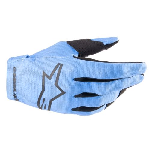 2024 Alpinestars Radar Motocross Gloves LIGHT BLUE BLACK 
