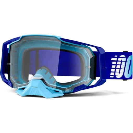 100% Armega Royal Motocross Goggles with Clear Lens