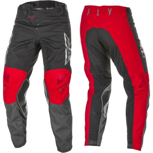 Fly Racing 2021 Kinetic K121 Motocross Pants Red Black Grey