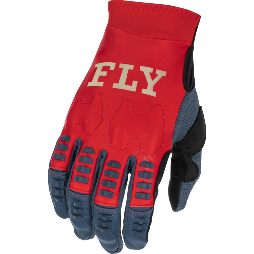 2022 Fly Racing Evolution Motocross Gloves Red Grey