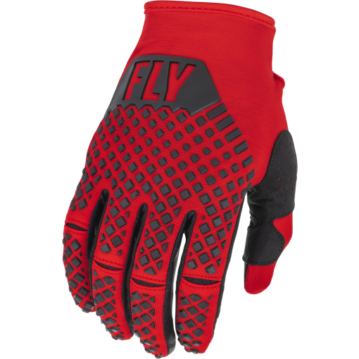 2022 Fly Racing Kinetic Motocross Gloves Red Black