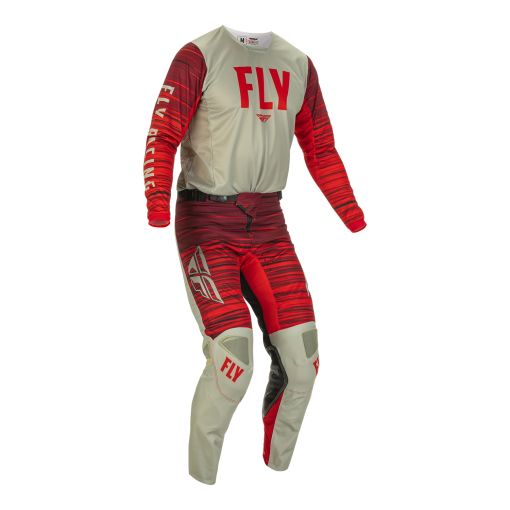 2022/  Fly Racing Kinetic WAVE Motocross Gear Grey Red