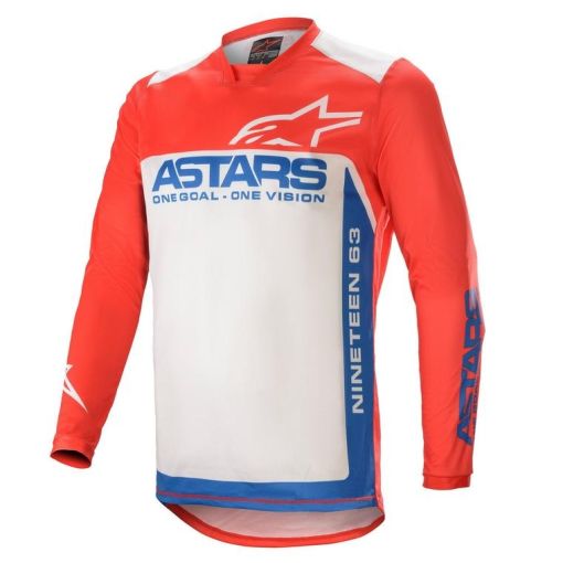 Alpinestars  Racer SUPERMATIC Red Blue White Motocross Jersey