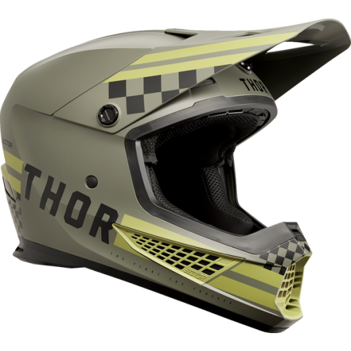 2024 Thor Sector 2 Combat  Motocross Helmet Army Black 