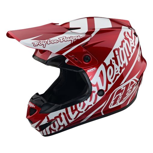 2023 Troy Lee Designs TLD GP SLICE Red White Motocross Helmet