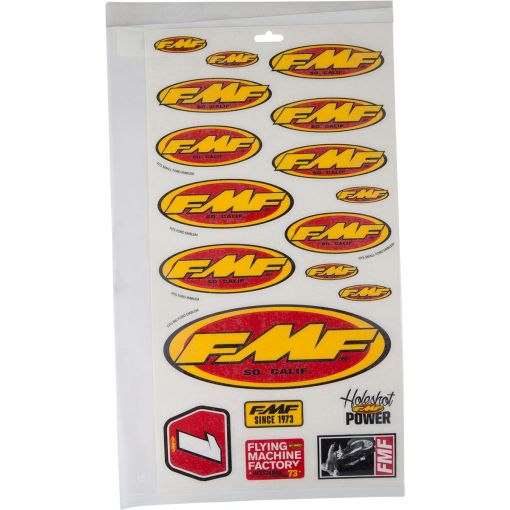 FMF Racing Exhaust Fender/Trailer Stickers 4 Vinyl 