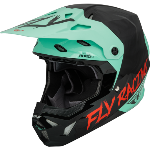 2023 Fly Racing Formula CP Special Edition  Motocross Helmet Special Edition RAVE Black Mint Red