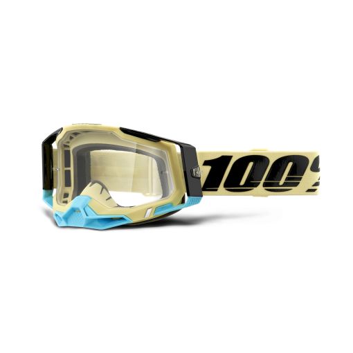 100% Racecraft Gen 2 Motocross Goggles Airblast Clear Lens
