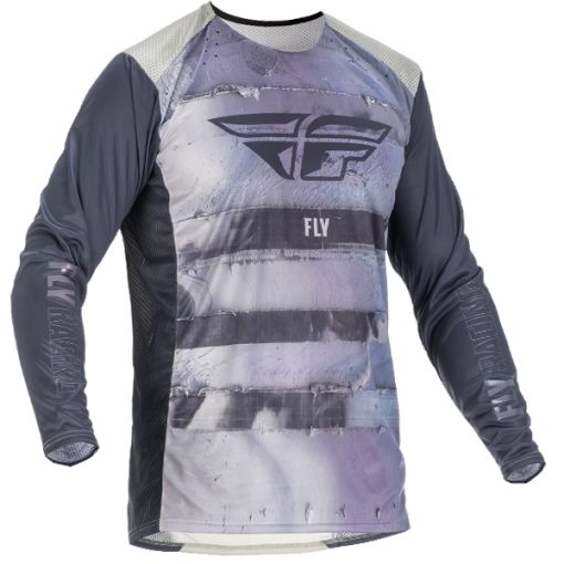 Fly Racing 2022 Lite Perspective Limited Edition Motocross Jersey Grey Dark Grey