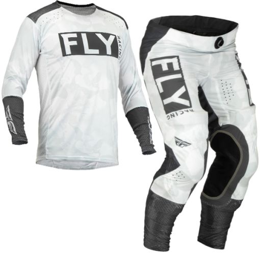 2023 Fly Racing Lite Limited Edition Stealth White Grey