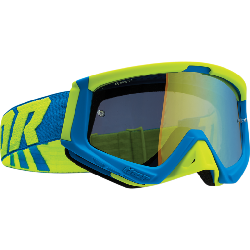 Thor MX Sniper Motocross Goggles Blue Flo Acid