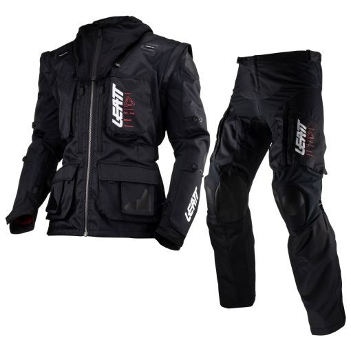 2023 LEATT 5.5 Enduro Gear Pants & Jacket Black