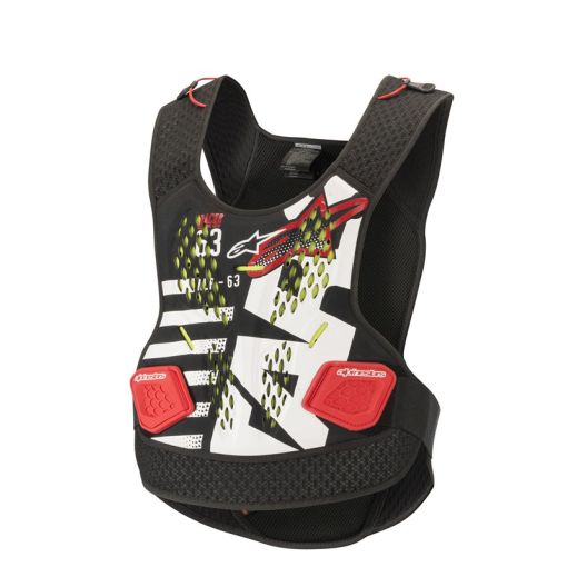 Alpinestars Sequence Body Armour Chest Protector black white red