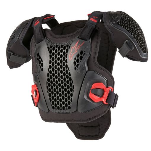 Alpinestars Bionic Action Chest Armour Youth Kids BLACK RED