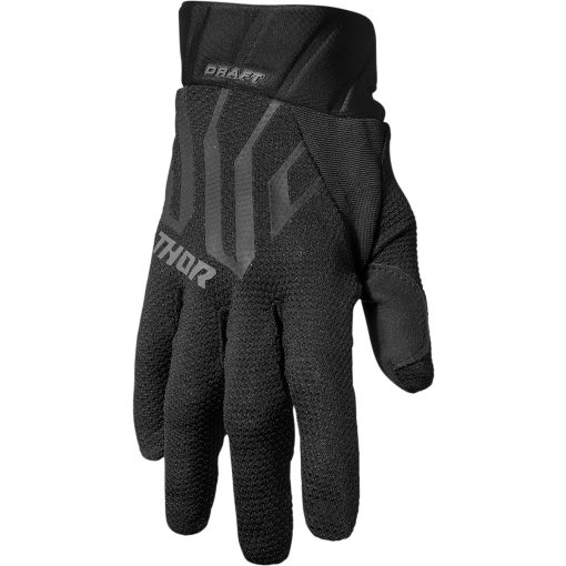 2023 Thor Motocross Glove Draft Black/Charcoal
