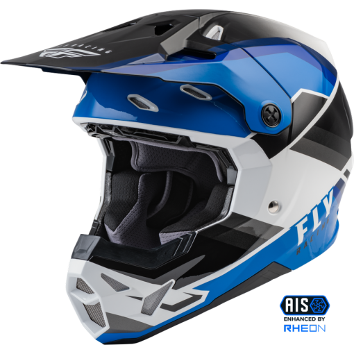 2023 Fly Racing Formula CP RUSH Motocross Helmet Black Blue White