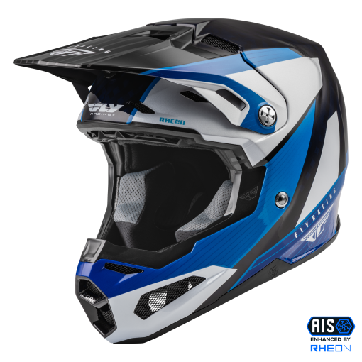 2023 Fly Racing Formula Carbon Prime Motocross Helmet Blue White Blue