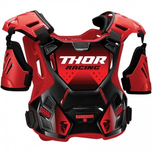 2023 Thor Motocross Guardian Chest Guard (With Arms) Red/Black