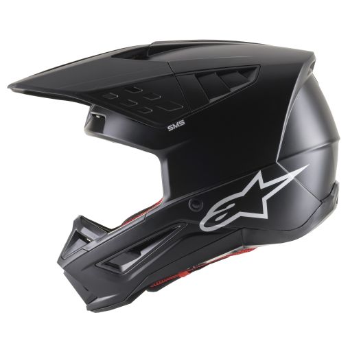 2024 Alpinestars  SM5 S-M5 SOLID Motocross Helmet Matte Black