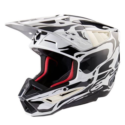 2024 Alpinestars SM5 S-M5 Mineral Motocross Helmet COOL GRAY DARK GRAY GLOSSY