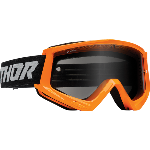 Thor Combat Sand Motocross Goggles Racer Flo Orange Grey