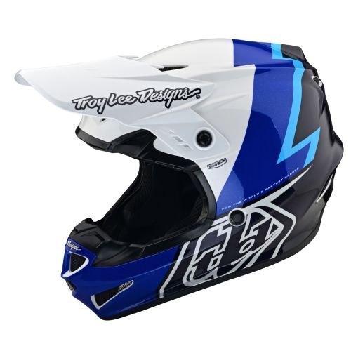 2024 Troy Lee Designs TLD GP VOLT Blue White Motocross Helmet
