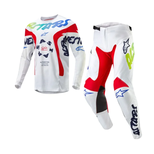 2024 Alpinestars Racer HANA Youth Motocross Gear White Multicoloured