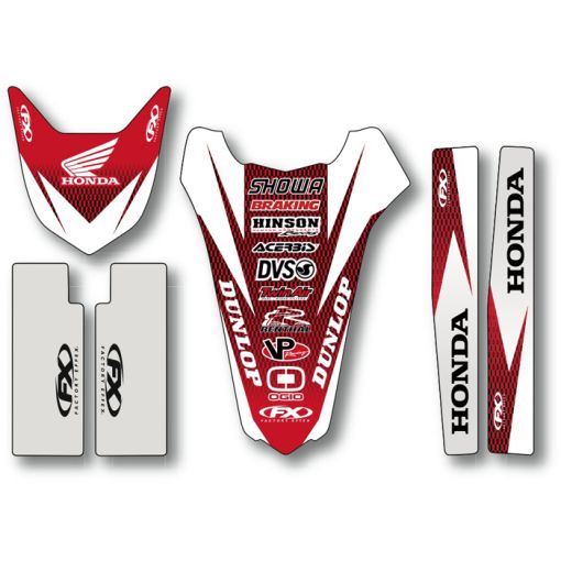 Accessory Trim Sticker Kit Honda Motocross Bikes