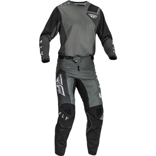 2023  Fly Racing Kinetic JET Motocross Gear Grey Dark Grey Black