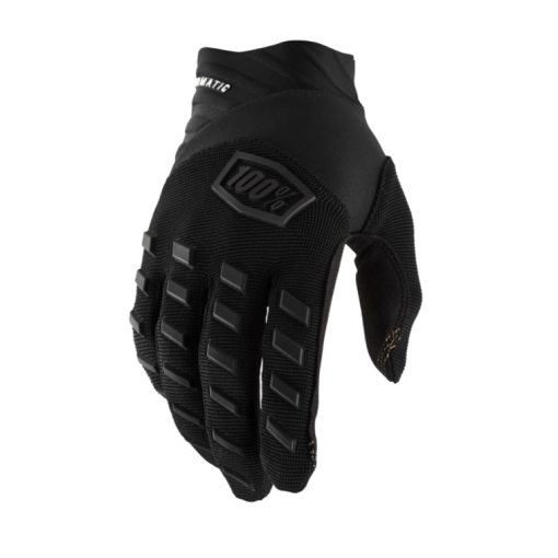 100% Airmatic Youth Motocross Gloves Black Charcoal 