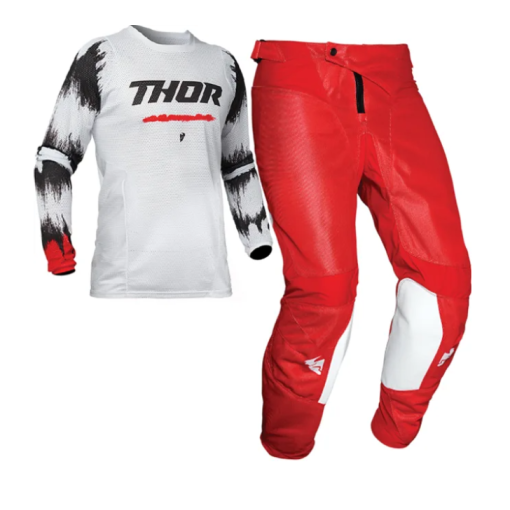 2022 Thor Pulse Air Rad Youth Motocross Gear Red White