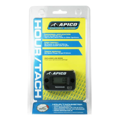 Apico Hour Meter with RPM Display for Motocross MX Bikes