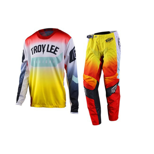 2022/ Troy Lee Designs TLD GP ARC Youth Kids Motocross Gear Acid Yellow Red