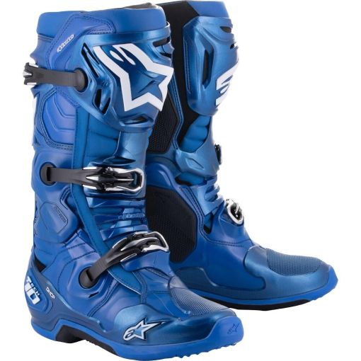 Alpinestars Tech 10 Motocross Boots Blue Black 