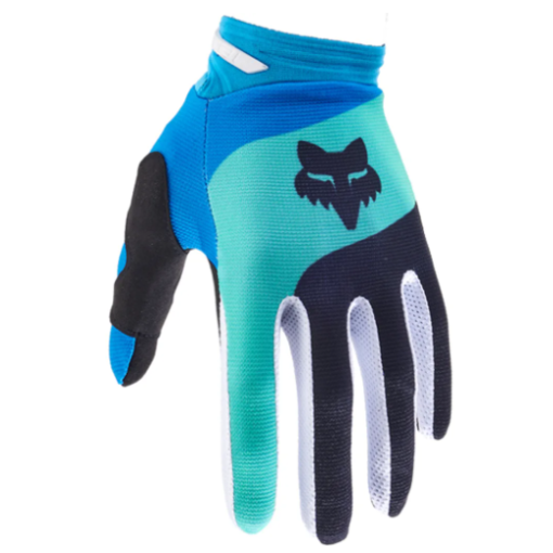 2024 Fox Youth 180 Ballast Motocross Gloves (Black/Blue)