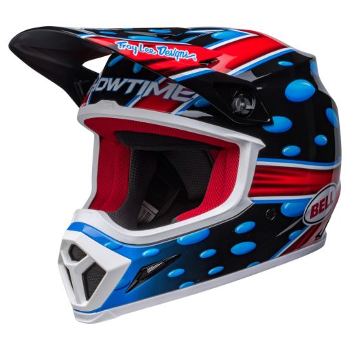 2024 Bell MX9 MIPS Motocross Helmet SHOWTIME Black Red 