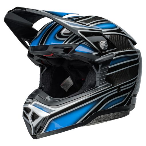 2024 Bell Moto-10 Spherical Mips Motocross Helmet Webb Marmont Blue