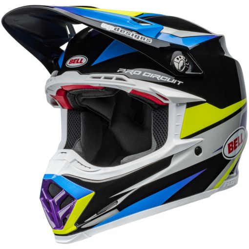 2024 Bell Moto 9S Flex Motocross Helmet Pro Circuit 24 Black Blue