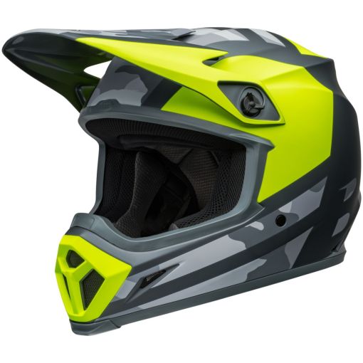 2024 Bell MX9 MIPS Motocross Helmet ALTER EGO Hi Viz/Camo