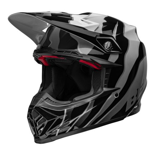  Bell MX 2023 Moto-9S Motocross Flex Adult Helmet Claw Black White