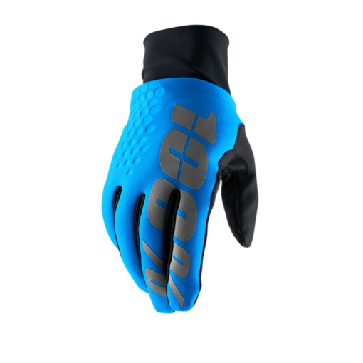 100% Hydromatic Brisker Cold Weather Motocross MX Gloves Blue