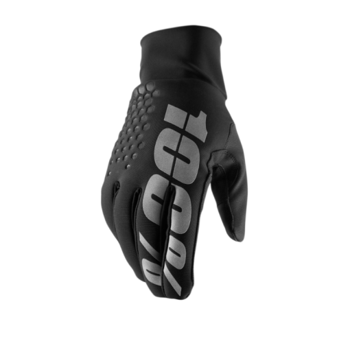 100% Hydromatic Brisker Cold Weather Motocross MX Gloves Black 