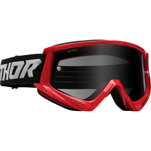 Thor Combat Sand Motocross Goggles Racer Red Grey