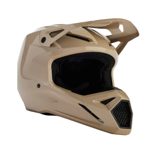 2024 Fox V1 Solid Motocross Helmet (Taupe)