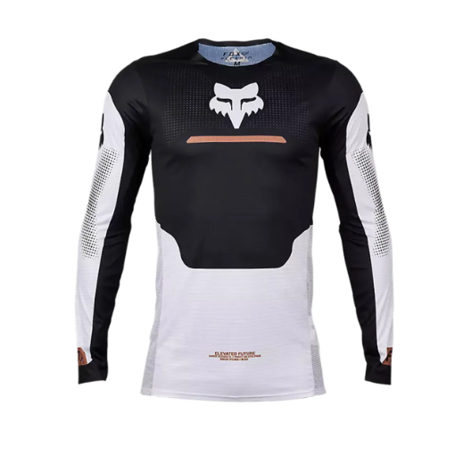 2024 Fox Flexair Optical Motocross Jersey (Black/White)