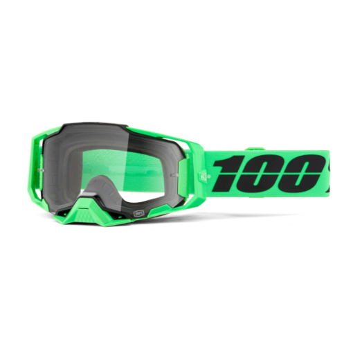 100% Armega Motocross Goggles Anza 2 with Clear Lens
