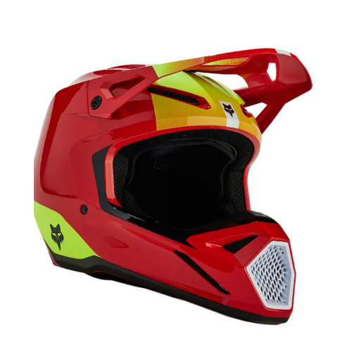 2024 Fox V1 Ballast Motocross Helmet (Flo Red)