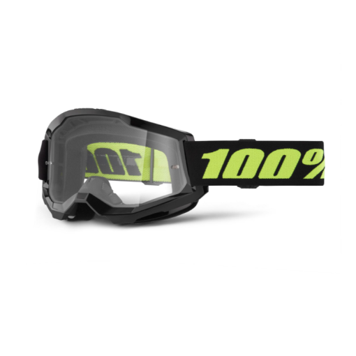 100% Strata Gen 2 Motocross Goggles Solar Eclipse Clear Lens Lens