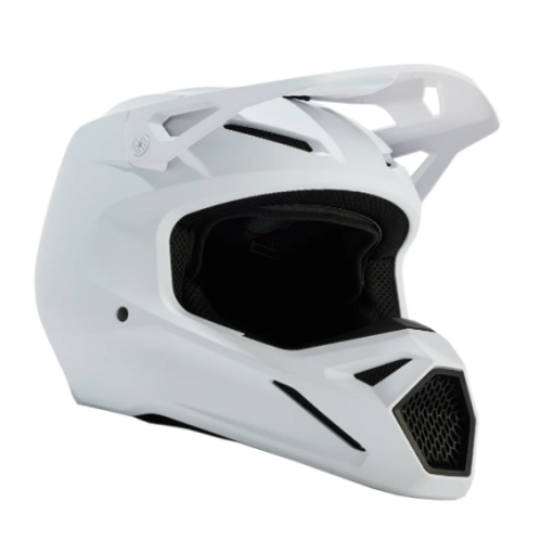 2024 * Fox V1 Solid Motocross Helmet (Matte White)